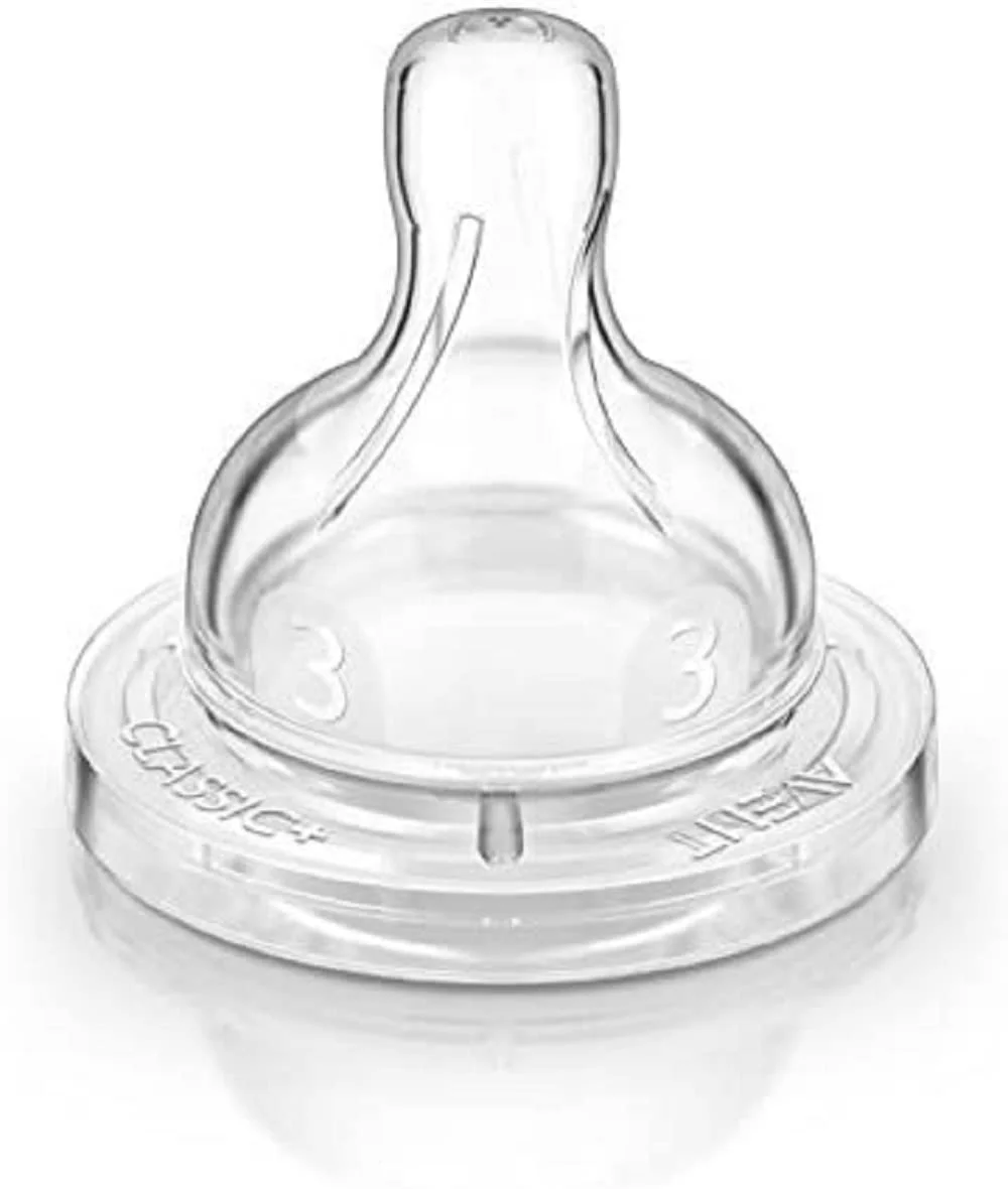 Philips Avent SCF633/27 - 2 Classic Medium Flow Teat,3 Holes + 3m - image 2