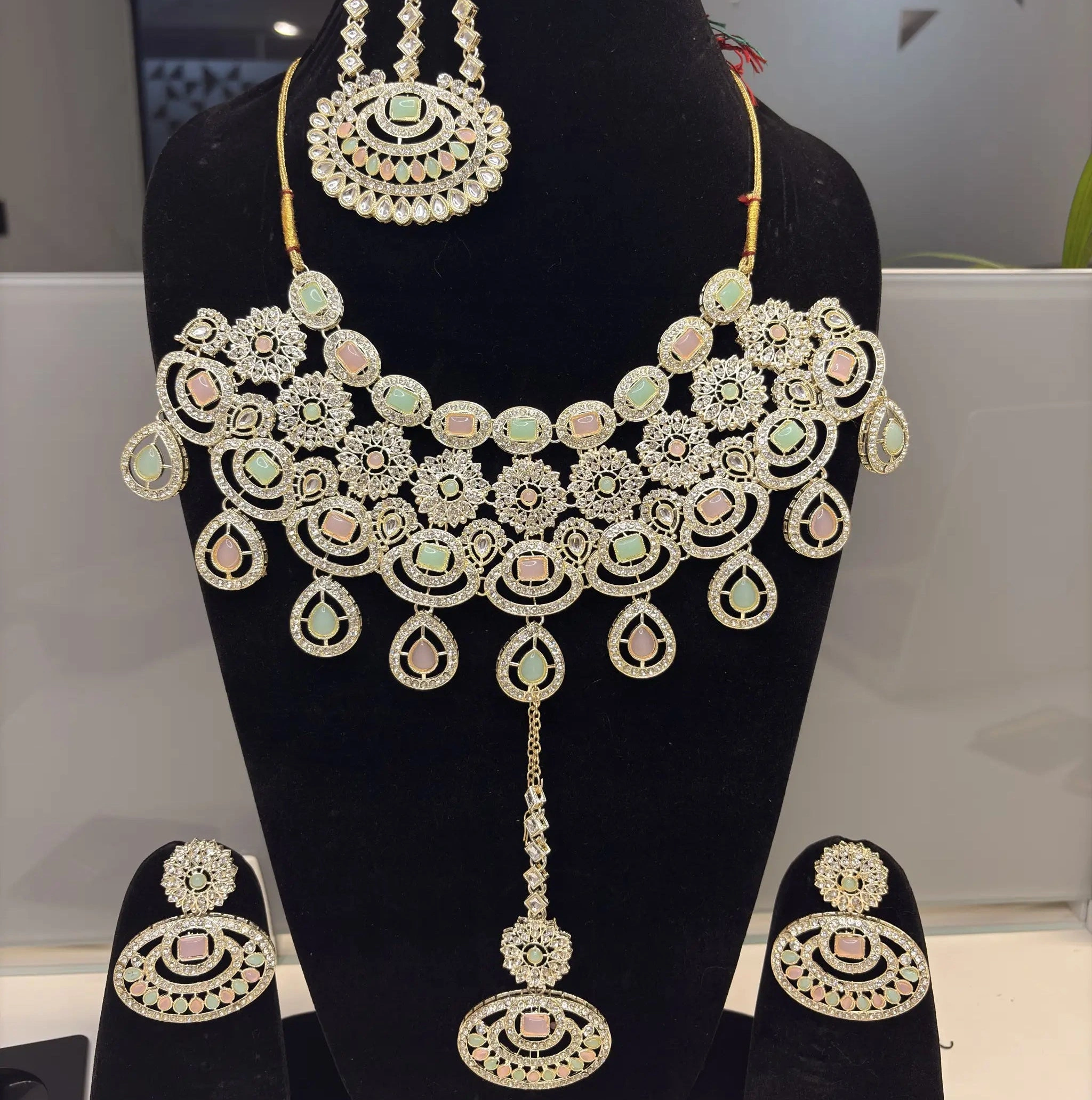 Noor-e-Zar Jhoomar Haar – Bridal Artificial Jewellery for Women
