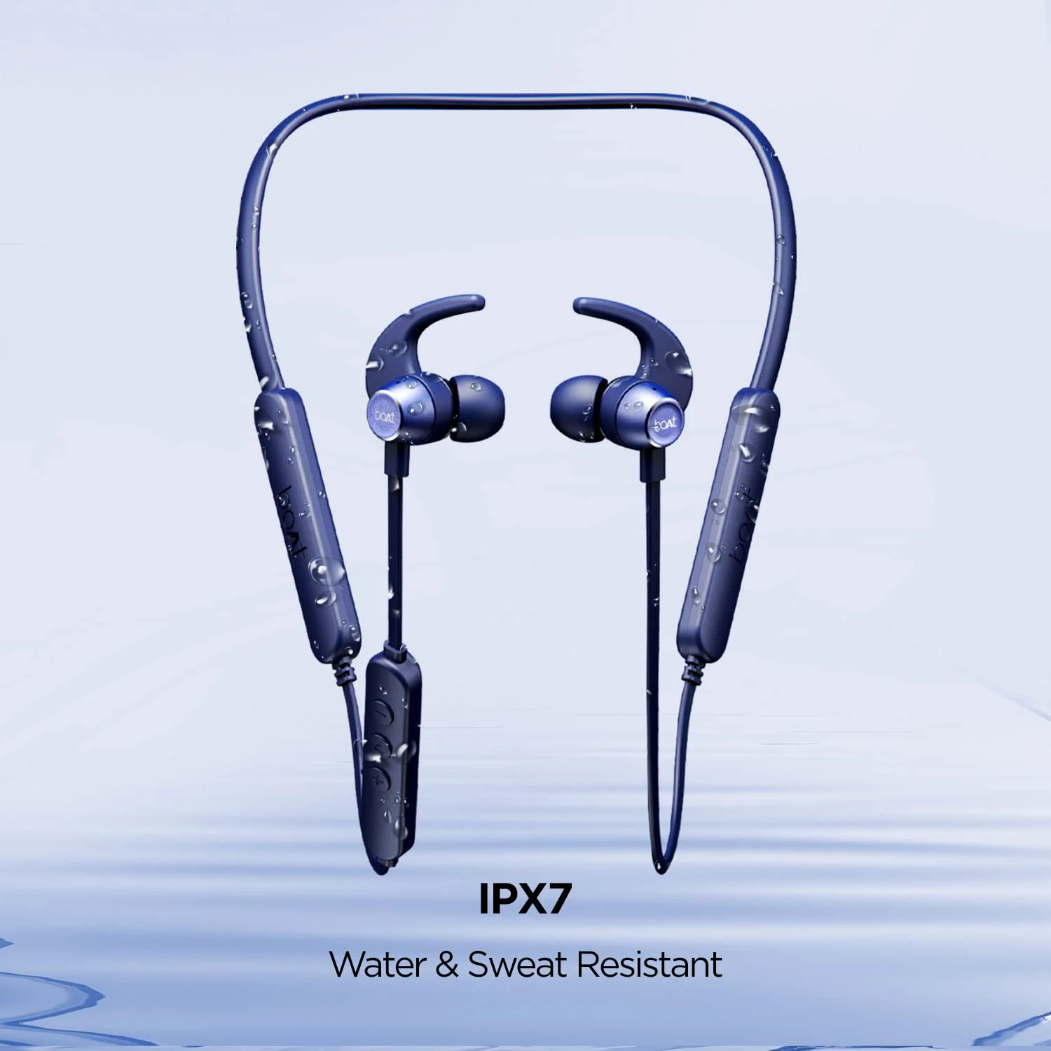 boAt Rockerz 255 Pro+ Bluetooth Neckband with Upto 60 Hours Playback, ASAP Charge, IPX7, Dual Pairing and Bluetooth v5.2(Navy Blue) - image 2