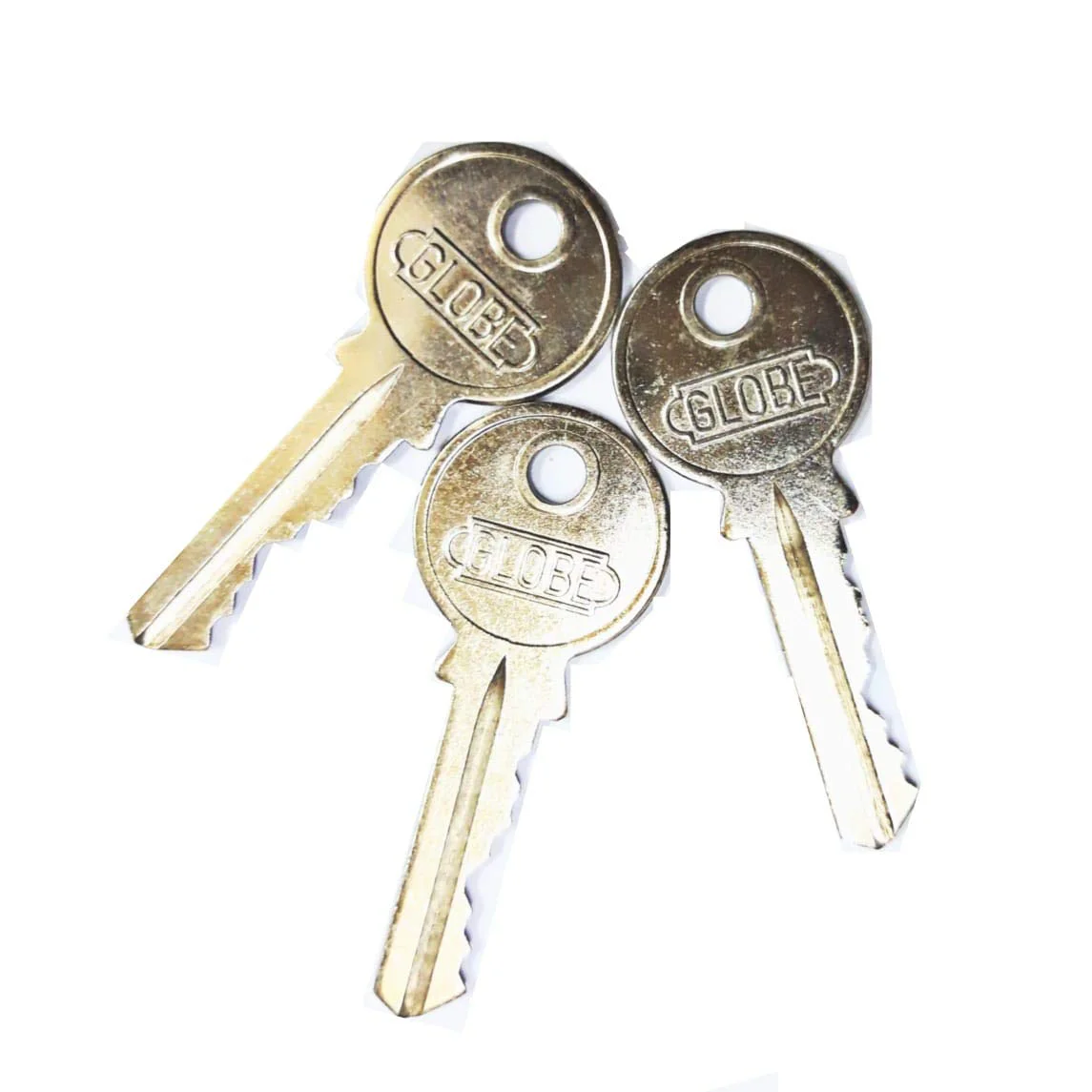 SLS Globe Key Security 3 Key Brass Padlock (Brass Finish) - image 2